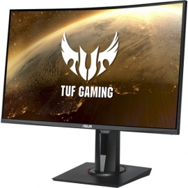 ASUS TUF VG27WQ 27" WQHD Curved Screen LED Gaming LCD Monitor - 16:9 - Black - 685.80 mm Class - Vertical Alignment (VA) - 2560 x 1440 - Adaptive Sync/FreeSync - 400 cd/m² Maximum - 1 ms - 120 Hz Refresh Rate - HDMI - DisplayPort VG27WQ