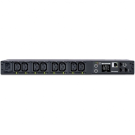 CyberPower PDU41004 PDU - Switched - IEC 60320 C14 - 8 x IEC 60320 C13 - 15 A - 120 V AC, 230 V AC Input - 1U Network (RJ-45) - Horizontal/Vertical - Rack-mountable PDU41004