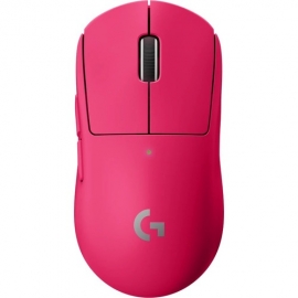 Logitech G PRO X SUPERLIGHT Gaming Mouse - USB - Optical - 5 Button(s) - Pink - Wireless - 25600 dpi 910-005958