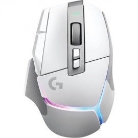 Logitech G G502 X PLUS Gaming Mouse - USB Type A - Optical - 13 Programmable Button(s) - White - Wireless - 25600 dpi - Scroll Wheel 910-006173