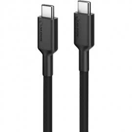Alogic Elements Pro 2 m USB-C Data Transfer Cable for Smartphone, Tablet, Notebook, Chromebook - 1 - First End: 1 x USB 2.0 Type C - Male - Second End: 1 x USB 2.0 Type C - Male - 480 Mbit/s - Black ELPCC202-BK