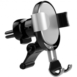 Verbatim SmartPhone Holder - 98.3 mm x 96.1 mm x 99.7 mm x - Silicone - Silver 66114