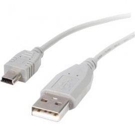 StarTech.com 1m Mini USB 2.0 Cable - 2 Meter A to Mini B - M/M - USB 2.0 A to Mini Cord - Connect your (USB Mini) portable device to a host computer through a standard USB 2.0 type-A slot - 2 m usb 2.0 a to mini b cable - usb 2.0 mini b cable - 2 m usb 2.