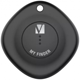 Verbatim My Finder Bluetooth 3.2 Tracker - Black - IP66 Rated - Works with Apple Find My for iPhone, iPad & Macbook 66840