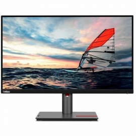 Lenovo P25i-30 Raven Black 24.5 Non Touch In-Plane Switching Modular Camera Support No Microphone Modular Speaker Support Tilt Swivel Pivot Height Adjust Stand Tiny Support HDMI Cable 3-year 63F4MAR1AU