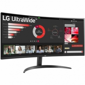 LG Ultrawide 34WR50QK-B 34" Class UWQHD LED Monitor - 21:9 - 34" Viewable - Vertical Alignment (VA) - LED Backlight - 3440 x 1440 - 300 cd/m² - 5 ms - HDMI - DisplayPort 34WR50QK-B