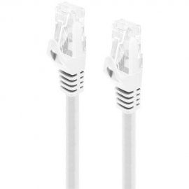 Alogic 1 m Category 6 Network Cable for Network Device - First End: 1 x RJ-45 Network - Male - Second End: 1 x RJ-45 Network - Male - 1 Gbit/s - Patch Cable - Gold Plated Contact - 24 AWG - White C6-01-WHITE