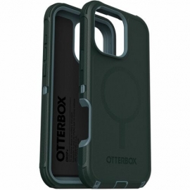 OtterBox Defender Case for Apple iPhone 16 Pro Max Smartphone - Textured - Sagebrush (Green) - Damage Resistant, Drop Resistant, Shock Absorbing, Bump Resistant, Dust Resistant, Dirt Resistant - Thermoplastic Elastomer (TPE), Polycarbonate, Plastic - Wir