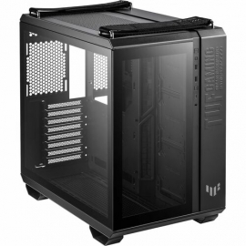 Asus TUF GT502 Gaming Computer Case - ATX Motherboard Supported - Mid-tower - Tempered Glass - Black - 2 x Fan(s) Supported - 4 x Internal 2.5"/3.5" Bay(s) - 8 x Slot(s) - 2 x USB 3.2 Gen 1, 1 x USB 3.2 Gen 2x2 Type C - 1 x Audio In - 1 x Audio Out - Fan