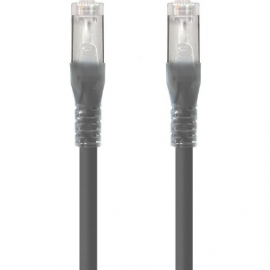 Alogic 30 cm Category 6a Network Cable for Network Device, Patch Panel - First End: 1 x RJ-45 Network - Male - Second End: 1 x RJ-45 Network - Male - 10 Gbit/s - Patch Cable - Shielding - Gold Plated Connector - LSZH - 26 AWG - Black C6A-0.3-BLACK-SH