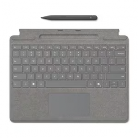 Microsoft Surface Pro Keyboard with Slim Pen for Business - Platinum 8X8-00178