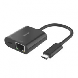 Belkin USB-C to Ethernet + Charge Adapter 100W INC019BTBK