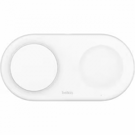 Belkin BoostCharge Pro Induction Charger - For Qi2-enabled Device, iPhone - Input connectors: USB - Magnetic, Fast Charging, LED Indicator, Compact WIZ021AUWH