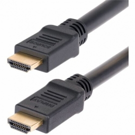 StarTech.com 10m (32.8ft) Active HDMI 2.0 Cable, CMP, Plenum Rated, High Speed HDMI Cable, 4K 60Hz, HDR10/HDCP 2.2/ARC - Route this Active High Speed HDMI 2.0 Cable through office plenum spaces for 4K 60Hz video and 32-channel audio; CMP Rated; Gold-plat