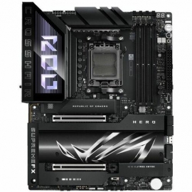 Asus ROG Crosshair X870E HERO Gaming Desktop Motherboard - AMD X870E Chipset - Socket AM5 - ATX - Ryzen 7 Processor Supported - 192 GB DDR5 SDRAM Maximum RAM - DIMM, UDIMM - 4 x Memory Slots - Gigabit Ethernet - 2.5Gigabit Ethernet - IEEE 802.11be - HDMI