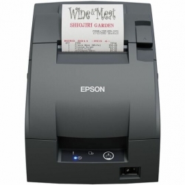 Epson TM-U220IIB-302 9-pin Dot Matrix Printer - Colour - Dark Grey - 2 Copies - 40 Column - USB C31CL27422