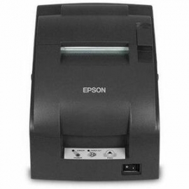 Epson TM-U220IIB-302 9-pin Dot Matrix Printer - Colour - Dark Grey - 2 Copies - 40 Column - Serial C31CL27302