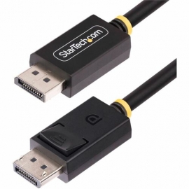 StarTech.com 3m (10ft) DisplayPort 2.1 Cable, VESA Certified DP40 DisplayPort Cable w/UHBR10/HDR/DSC 1.2a/HDCP 2.2, 8K 60Hz, DP 2.1 Cord - DP 2.1 Cable supports UHBR10-enabled DisplayPort devices; DP40 (40Gbps) delivers 8K 60Hz/4K 120Hz and higher refres