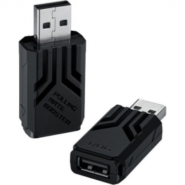 Asus ROG Polling Rate Booster # ROG-exclusive accessory that offers up to true 8000 Hz wireless polling rates when used with compatible ROG mice and keyboards. ROG POLLING RATE BOOSTER BLACK