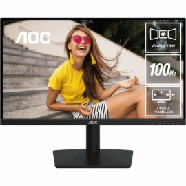 AOC 22B15HN 21.45in 100Hz FHD VA Home and Business Monitor Flicker Free Low Blue Mode 1920x1080 16:9 8ms 3000:1 Contrast ratio 250 Nits VGA/HDMI Tilt VESA 75x75mm 22B15HN