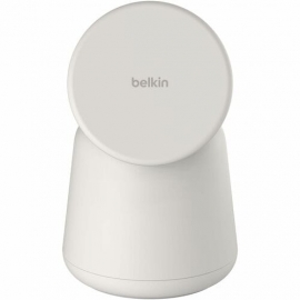 Belkin BoostCharge Pro Induction Charger - White - For Qi2-enabled Device, iPhone - Input connectors: USB - Fast Charging, Anti-slip WIZ027AUH37