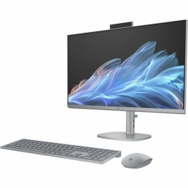 HP OmniStudio X All-in-One 27-cs0004a Desktop - 27in 4K UHD - Ultra 5 125H - 16GB RAM - 512GB SSD - Meteor Silver - Windows 11 Home - 1/1/1 Warranty BD1E9PA