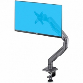 StarTech.com Desk Mount Monitor Arm, Up To 32" Display, Max 22lb/10kg, VESA, C-Clamp, Fully Articulating, Mechanical Spring, TAA-Compliant - Monitor desk mount for up to 32-inch/22lb display - Mechanical spring articulating arm; Ships pre-assembled - C-c