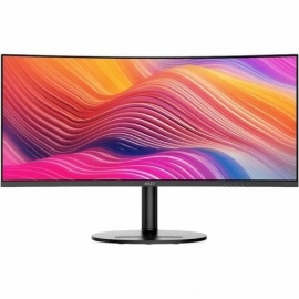 Black 34 Curved 1500R VA UWQHD 120Hz 1ms USB-C 98W DP 2xHDMI USB Hub 2A1B KVM Height Adjustable Speakers 3Y MODERN MD342CQP