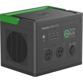 Schneider OffGrid Portable Power Station 330 230V 332Wh Lithium-ion LCD 2 AS3112 Australian outlets Sinewave 3 USB-A 1 USB-C Wireless Charger PPS330-AZ