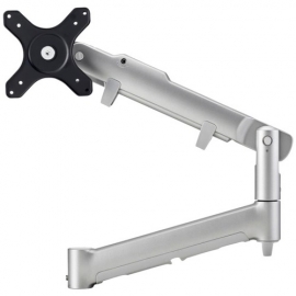 Atdec Mounting Arm for Flat Panel Display, Curved Screen Display - Silver - 1 Display(s) Supported - 9 kg Load Capacity AWM-AD-S
