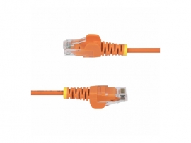Startech StarTech.com 1m Orange Slim CAT6 Ethernet Cable, Snagless, 28AWG, LSZH, LTW N6PAT100CMORS