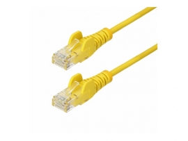 Startech StarTech.com 1m Yellow Slim CAT6 Ethernet Cable, Snagless, 28AWG, LSZH, LTW N6PAT100CMYLS