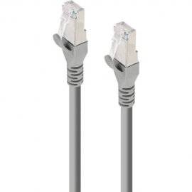 ALOGIC 2m Grey 10G Shielded CAT6A LSZH Low Smoke Zero Halogen Network Cable C6A-02-GREY-SH