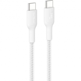 Belkin BoostCharge Pro 3 m USB-C Data Transfer Cable - White CAB025FQ3MWH