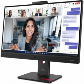 Lenovo ThinkVision T27QD-4v 27in IPS 2560x1440 1x HDMI 2.1 TMDS 1x DP 1.4 1x USB-C Cam Mic Spk Tilt Swivel Pivot Height Adj Stand 1x USB-C 3x USB-A 1x USB-C 3Y Warranty 64B8UAR1AU