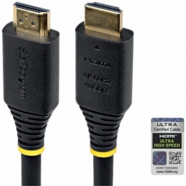 StarTech.com 5m (16.4ft) Certified Ultra High Speed HDMI Cable, 8K 60Hz/4K 120Hz, HDMI 2.1 Cable with HDR10+ / eARC, 48Gbps, 8K HDMI Cord - HDMI 2.1 Cable delivers 8K60Hz/4K120Hz w/HDR10+; Certified Ultra High Speed HDMI for full HDMI 2.1 and backward co