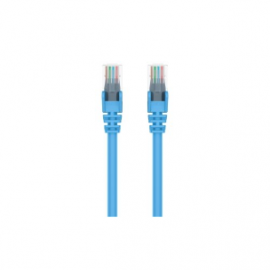 Belkin 3 m Category 6 Network Cable for Network Device - First End: 1 x RJ-45 Network - Male - Second End: 1 x RJ-45 Network - Male - Patch Cable - Gold Plated Connector - Gold Plated Contact A3L980BT03MBLUS