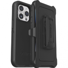 OtterBox Defender Rugged Carrying Case (Holster) Apple iPhone 14 Pro Smartphone - Black - Wear Resistant, Tear Resistant, Dirt Resistant, Bump Resistant, Drop Resistant, Scrape Resistant, Bacterial Resistant - Polycarbonate, Synthetic Rubber, Plastic  77-