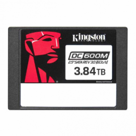 Kingston Enterprise DC600M 3.84 TB Solid State Drive - 2.5" Internal - SATA (SATA/600) - Mixed Use - Server, Motherboard Device Supported - 1 DWPD - 7008 TB TBW - 560 MB/s Maximum Read Transfer Rate - 256-bit AES Encryption Standard SEDC600M/3840G