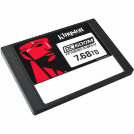 Kingston DC600M 7.50 TB Solid State Drive - 2.5" Internal - SATA (SATA/600) - Mixed Use - Server Device Supported - 1 DWPD - 14016 TB TBW - 560 MB/s Maximum Read Transfer Rate - 256-bit AES Encryption Standard SEDC600M/7680G