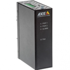 AXIS T8144 PoE Injector - 20 V DC, 60 V DC Input - 55 V DC Output - 1 x 10/100/1000Base-T Input Port(s) - 1 x 10/100/1000Base-T Output Port(s) - 60 W - Black 01154-001