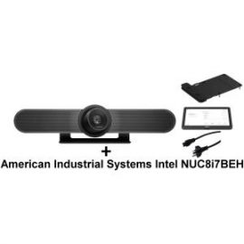 LOGITECH TAP W/ LOGITECH MEETUP 4K CONFERENCE CAM I7 ZOOM ROOMS PC PC MOUNT TAPMUPZOMINT