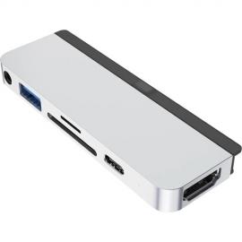 Targus 6-in-1 USB-C Hub for iPad Pro / Air / mini 6 - Silver HD319B-SILVER