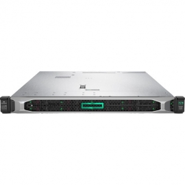 HPE ProLiant DL360 G10 1U Rack Server - 1 x Intel Xeon Silver 4210R 2.40 GHz - 32 GB RAM - Serial ATA, 12Gb/s SAS Controller - Intel C621 Chip - 2 Processor Support - 1.54 TB RAM Support - Up to 16 MB Graphic Card - Gigabit Ethernet - 8 x SFF Bay(s) - P50