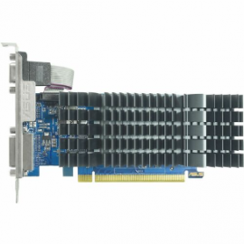 Asus NVIDIA GeForce GT 710 Graphic Card - 2 GB DDR3 SDRAM - Low-profile - 2560 x 1600 - 954 MHz Core - 64 bit Bus Width - PCI Express 2.0 - HDMI - VGA - DVI GT710-SL-2GD3-BRK-EVO