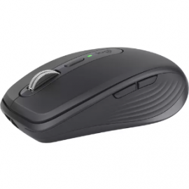 Logitech MX Anywhere 3S Mouse - Bluetooth - USB Type A - Darkfield - 6 Button(s) - Graphite - Wireless - 8000 dpi - Scroll Wheel 910-006960
