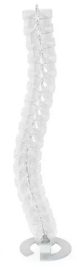 Oe Elsafe: Umbilical Cable Management: Pathfinder Floor To Desk 780mm: Clear 002.008.0201