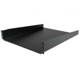 StarTech.com 2U Server Rack Cabinet Shelf - Fixed 22" Deep Cantilever Rackmount Tray For 19" Data/AV/Network Enclosure W/cage Nuts, Screws - 2U 19in Server Rack Cabinet Shelf 22in Deep - Eia/Eca-310 Cantilever Tray W/universal Fit In Data/Network Enclosu