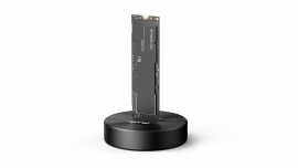 Aluminium USB4/TB4 To M.2 NVMe SSD Docking Station Up To 40Gbps VL-DSM2-U4