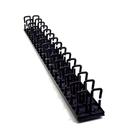 4Cabling 2RU Vertical Cable Management Rail | 30 Ring | 2 Pack 002.008.0046